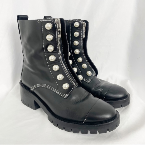3.1 Phillip Lim Shoes - 3.1 Phillip Lim Hayett Pearl Zipper Boots